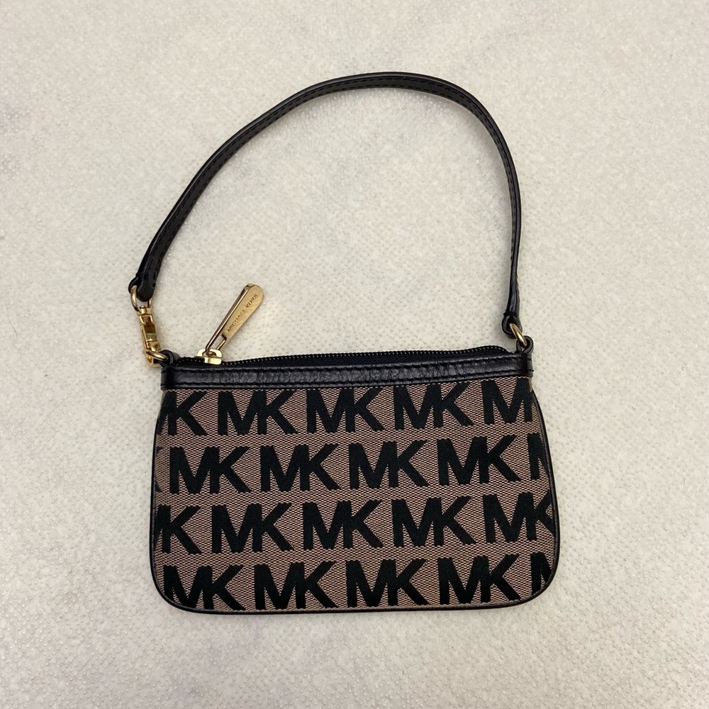 Michael KORS Signature Canvas Mini Purse / Wristlet